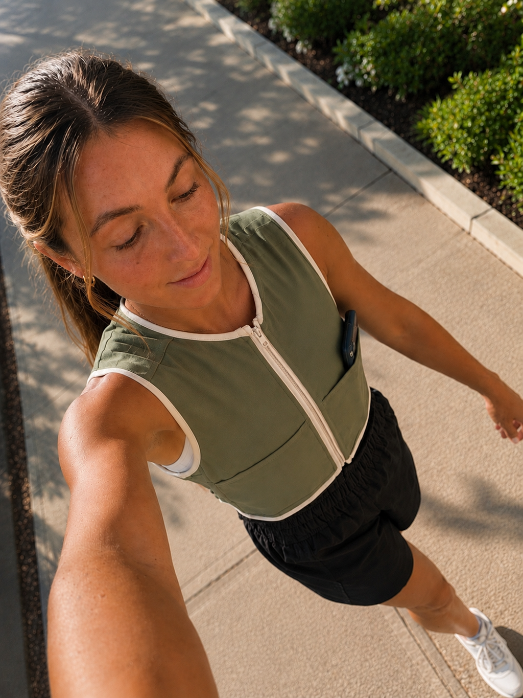 Luxe Weighted Vest in Olive (Pre-order)