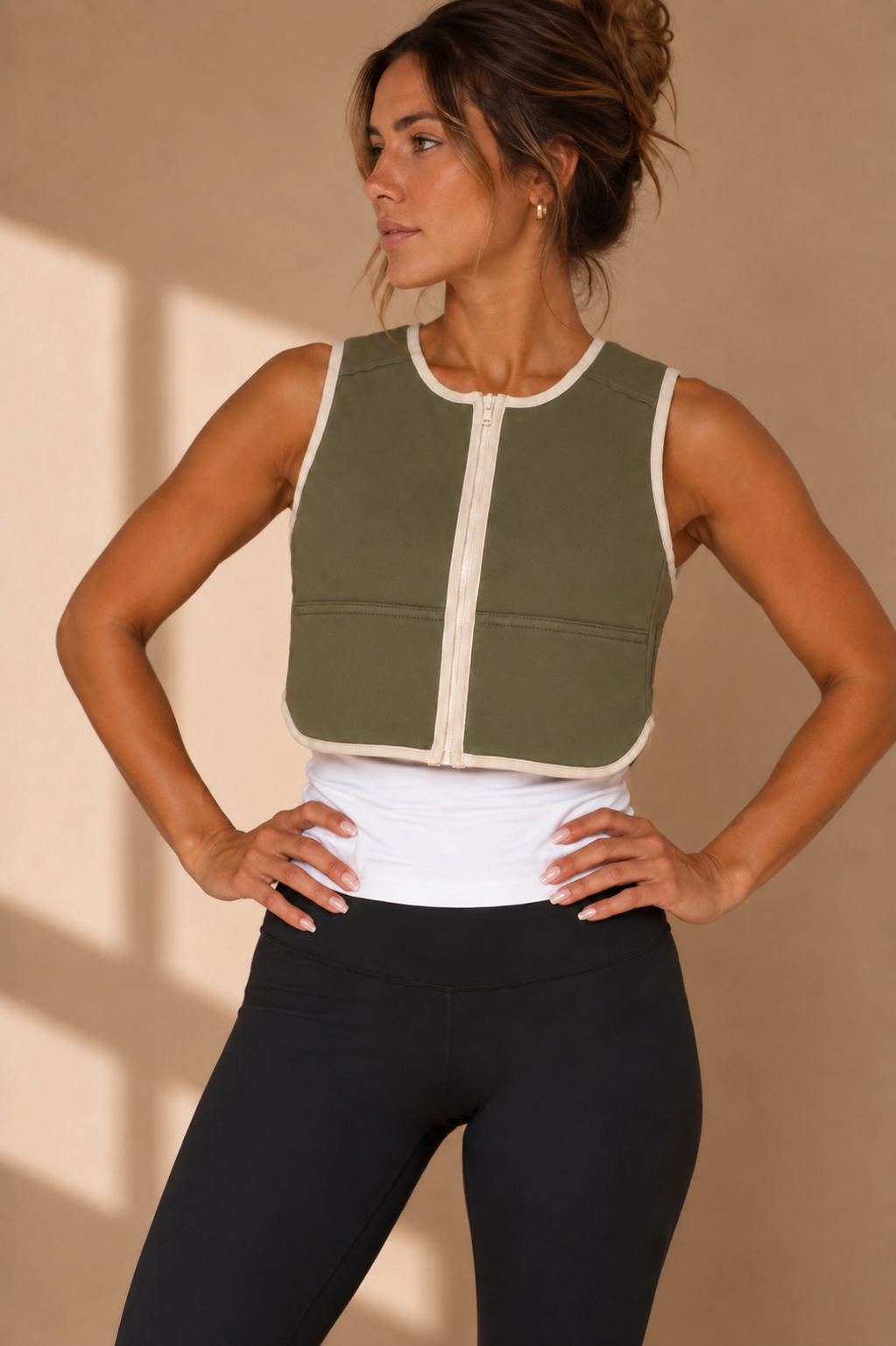 Luxe Weighted Vest in Olive (Pre-order)